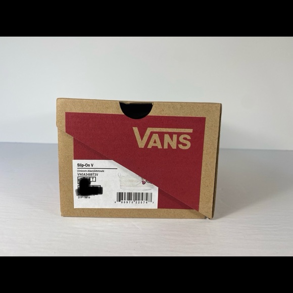 Vans Slip-On V Unicorn Alien Glitter White Shoes - Picture 5 of 5